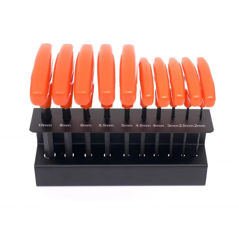 Sada imbusových klíčů Kraft&Dele KD10948, 2-10 mm, 10 ks