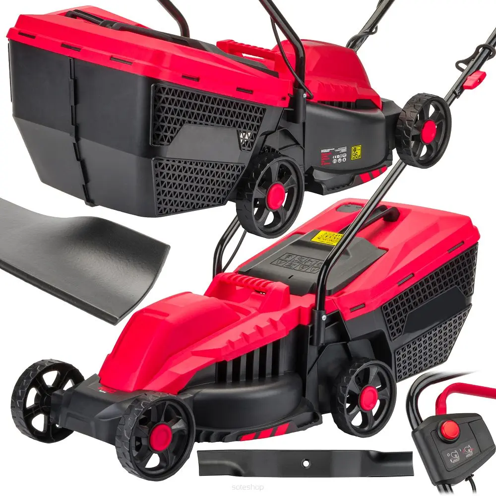 Elektrická sekačka na trávu se sběrným košem 2200 W - 32 cm