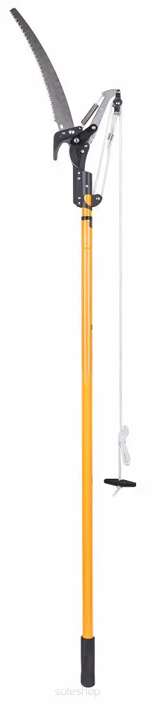 Teleskopické nůžky na větve POWERMAT PM-SKTT-2.4T, 124–240 cm, pilka 29 cm