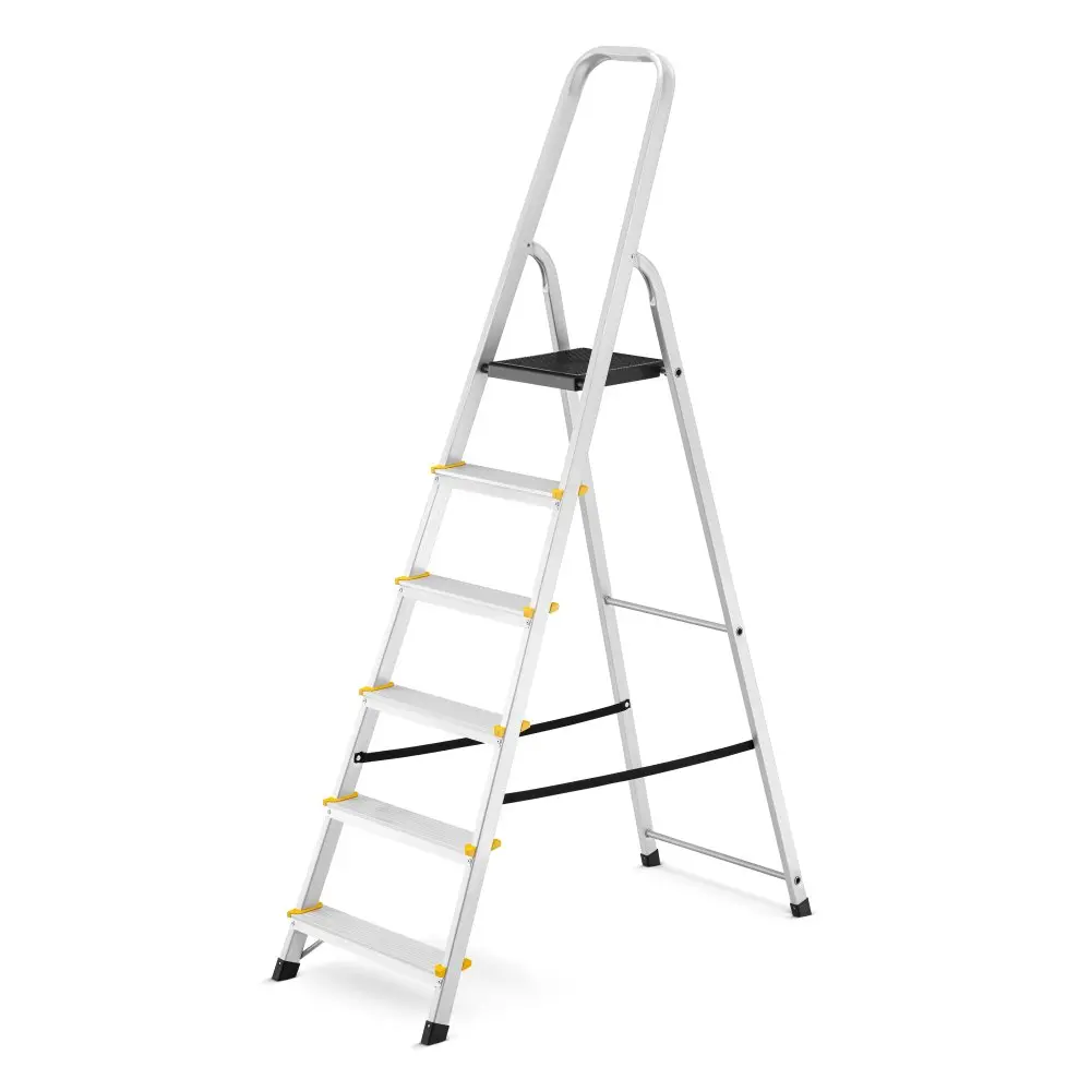 Schůdky pro domácnost HIGHER I-1916, 5+1, pracovní výška 319 cm