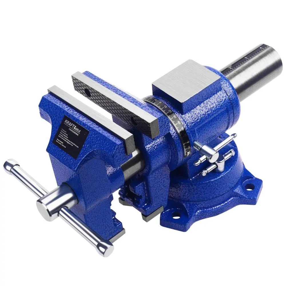 Víceúčelový stolní svěrák Kraft&Dele KD10684, 125 mm, 360°