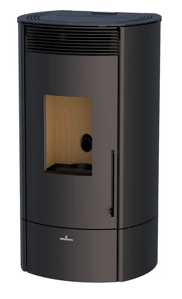 Peletová kamna BRONPI MILA, 10,3 kW, černá