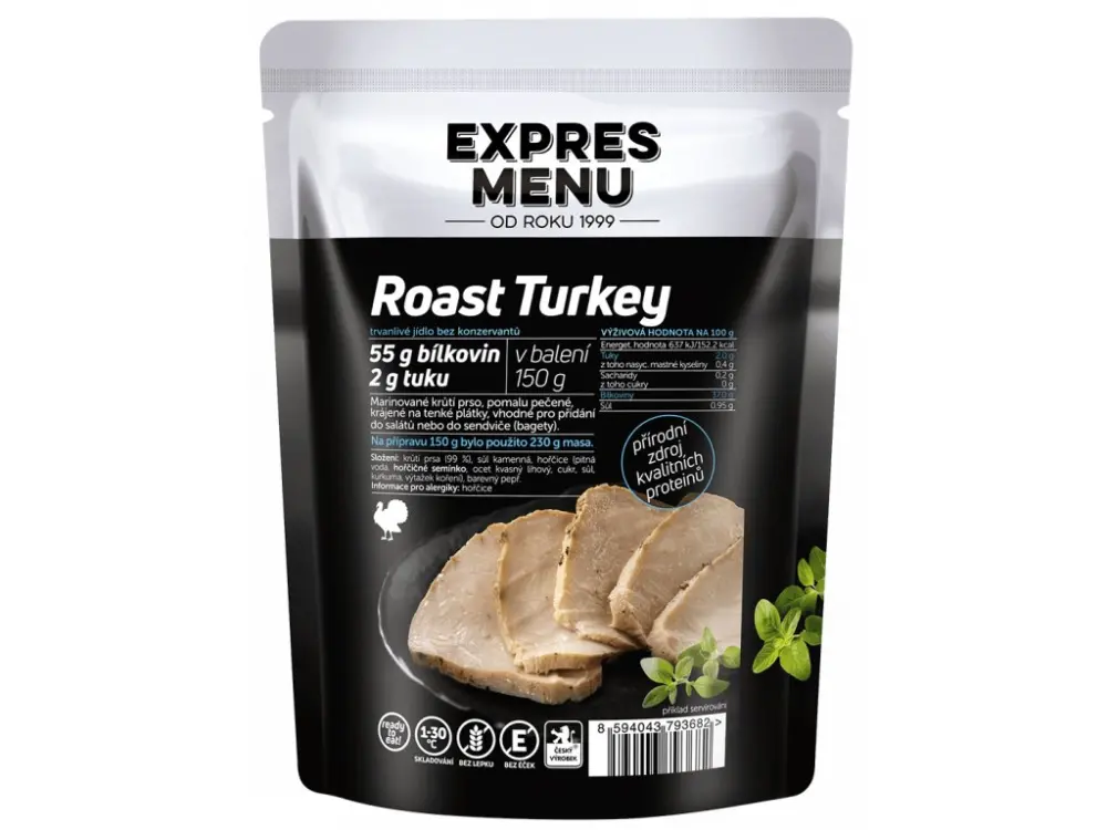 Roast Turkey EXPRES MENU, 1 porce, 150 g