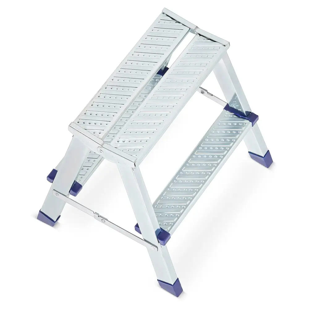 Dvoustranný žebřík HIGHER S-1202, 2x2, pracovní výška 242 cm