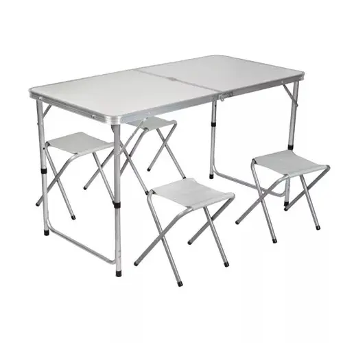 Trizand Campingový set stolek 4 židle 23238