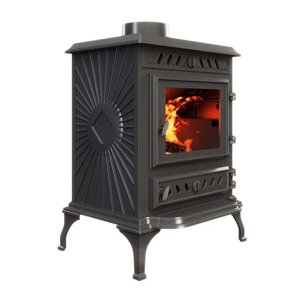 KAWMET Litinová krbová kamna P3 - 7,4 kW ECO
