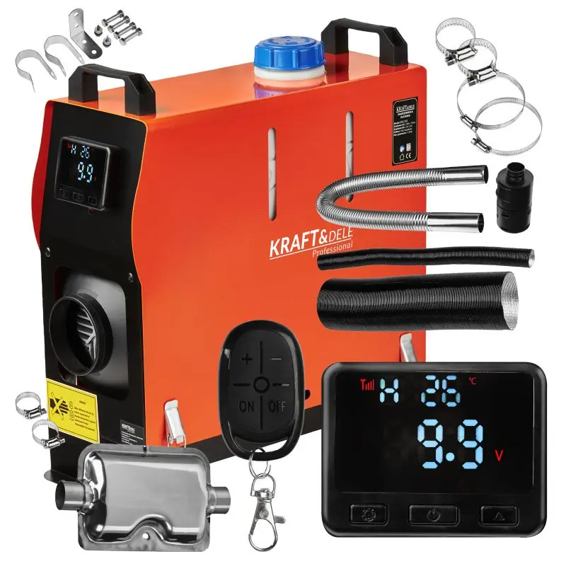 Naftové stacionární topidlo Kraft&Dele KD11782, 12 V, 9 kW