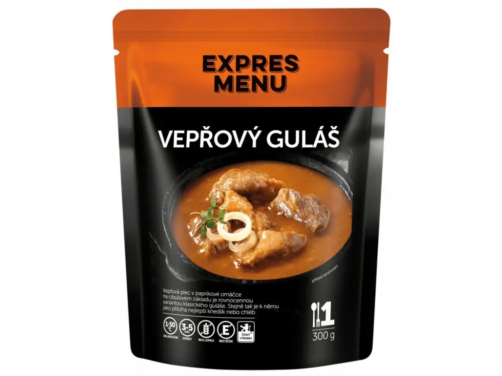 Vepřový guláš EXPRES MENU, 1 porce, 300 g