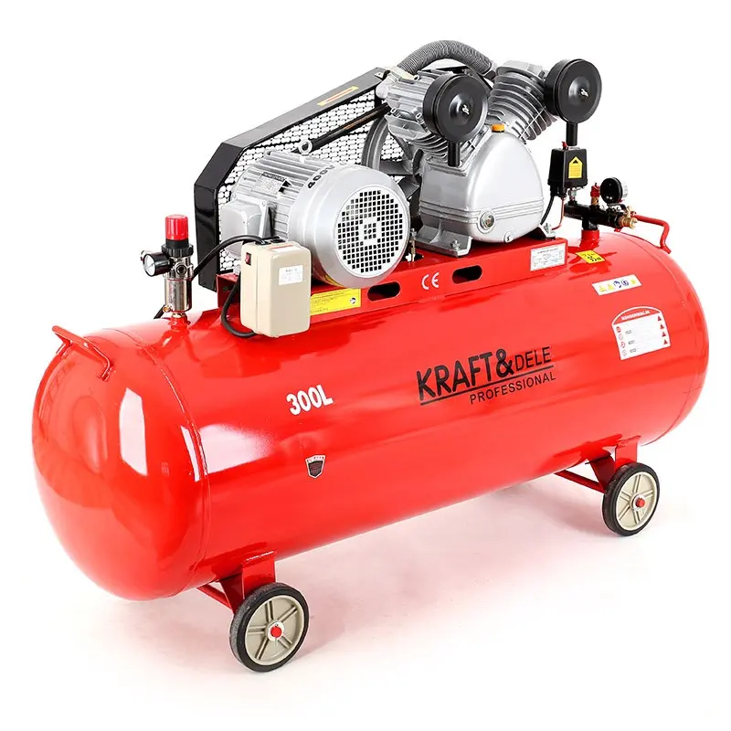 Dvoupístový olejový kompresor Kraft&Dele KD1410, 300 l, 400 V