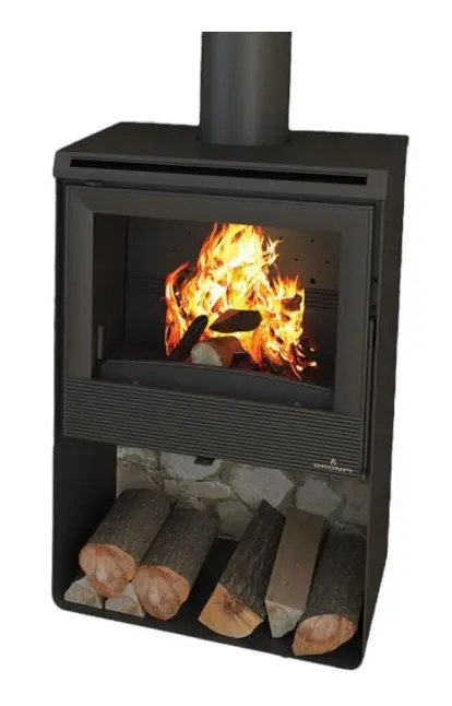 Krbová kamna BRONPI CROACIA, 9 kW, černá