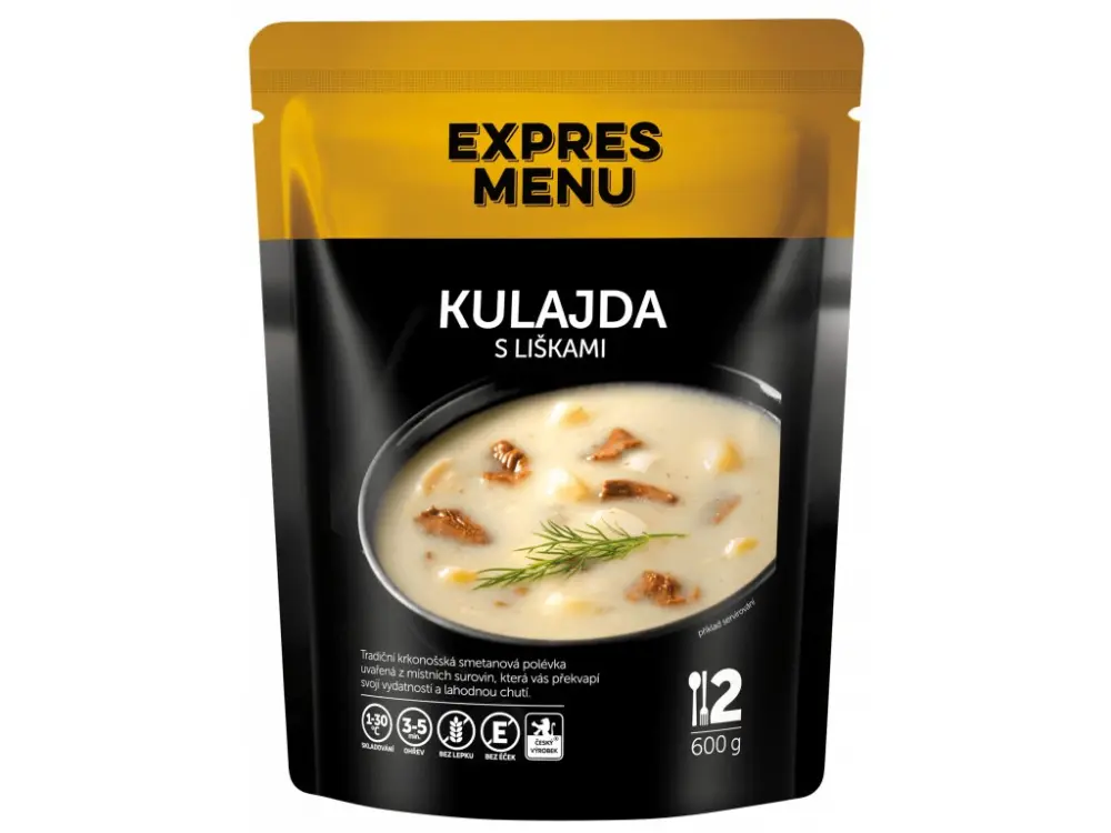 EXPRES MENU Kulajda s liškami bez lepku 2 porce