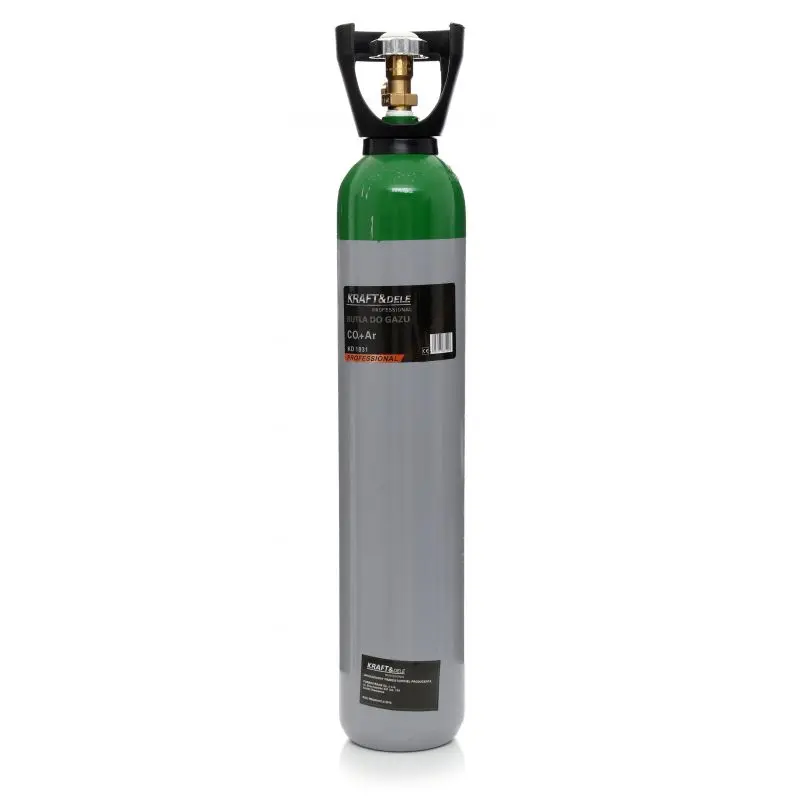Prázdná plynová láhev na Ar/CO2 Kraft&Dele KD1831, 8 l