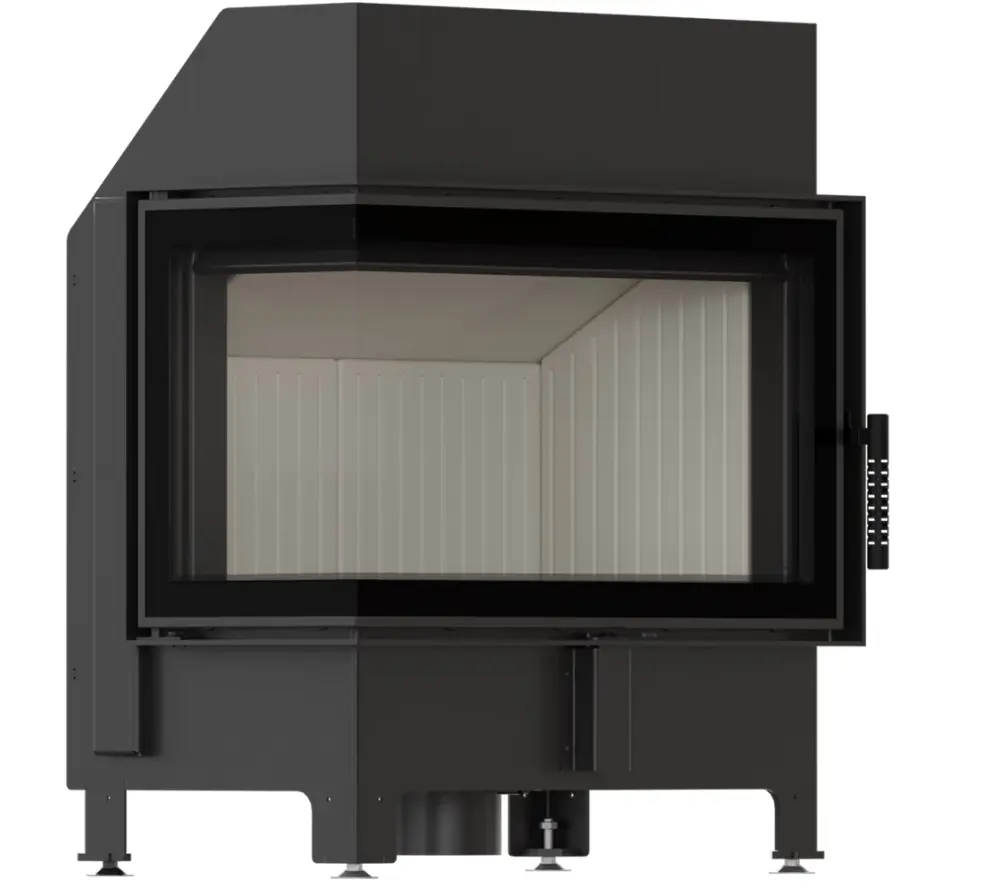 KRATKI krbová vložka ZIBI ECODESIGN 9,9 kW, levé prosklení