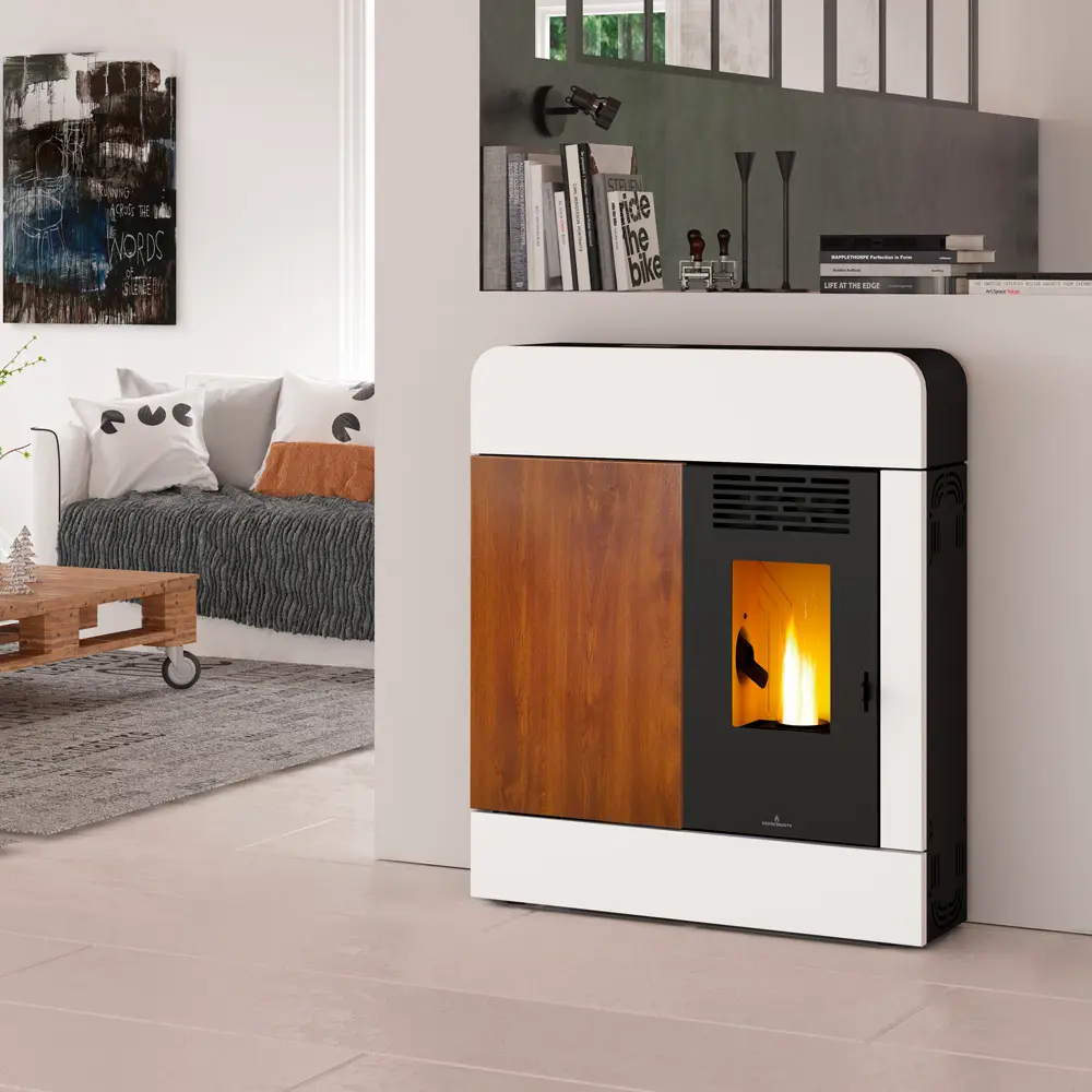 Peletová kamna BRONPI DORA, 10 kW, slonovina