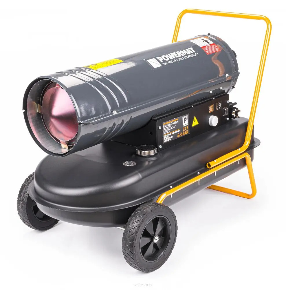 Olejový ohřívač PM-NAG-40SN 40 kW s průtokem 820 m³/h