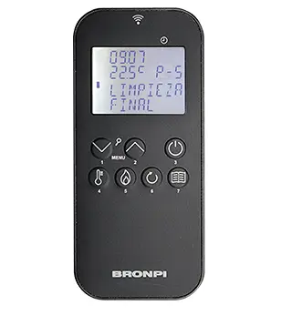 Dálkový ovladač BRONPI k peletovým kamnům PE-029