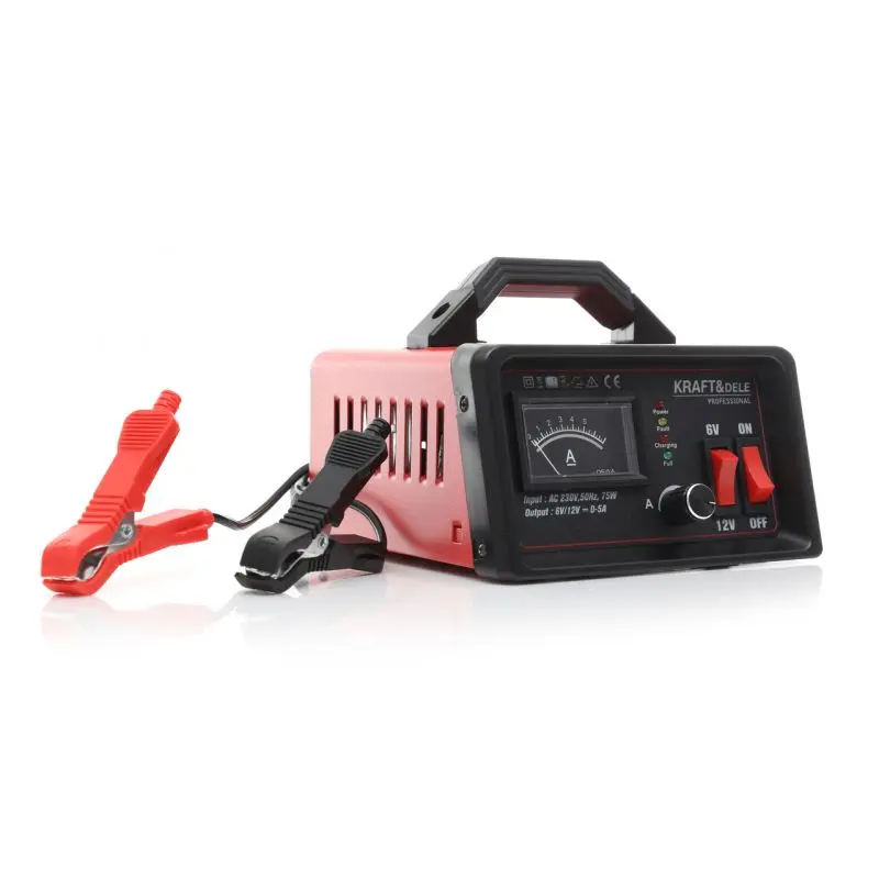 Autonabíječka baterií Kraft&Dele KD1288, 75W, 6/12V