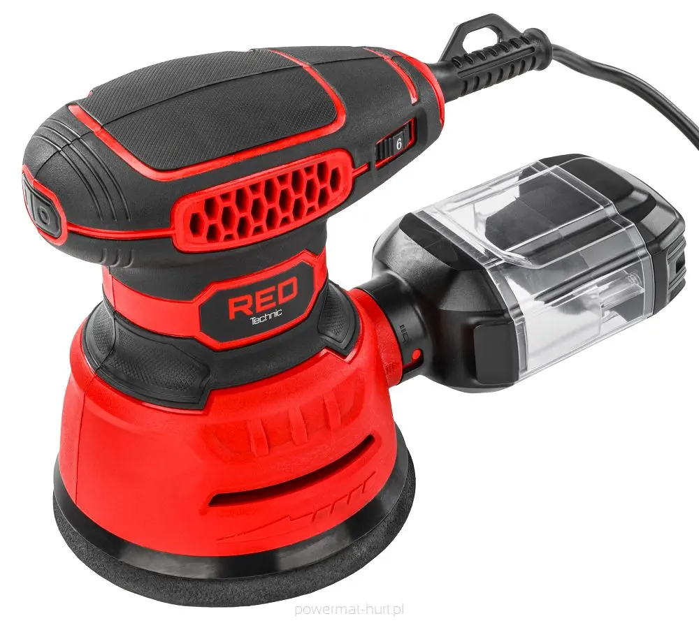 Excentrická bruska s regulací RED TECHNIC RTSMO0121, 1100 W
