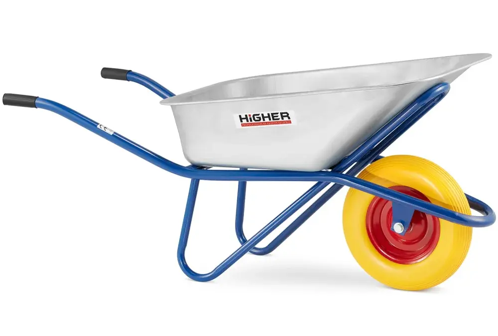 Stavební kolečko HIGHER WB-6418-P, 130 L, nosnost 210 kg