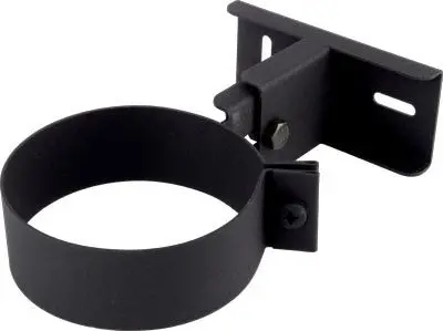 Objímka kouřovodu pro peletová kamna PRODMAX 80 mm, 1,2 mm, černá