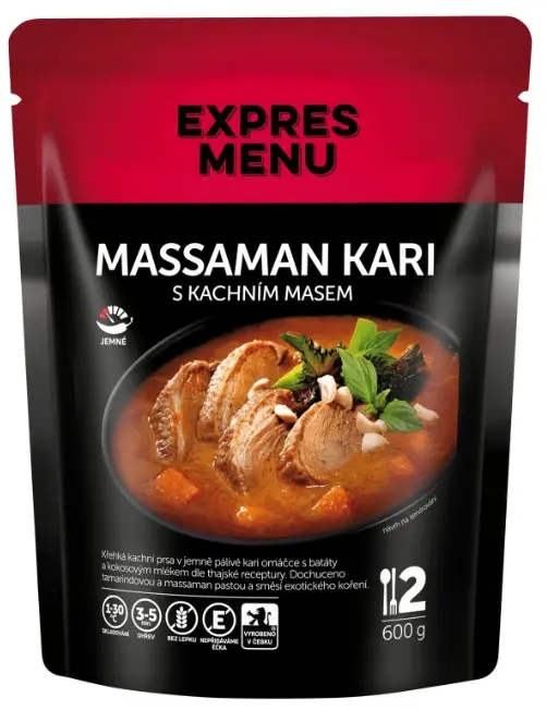 Expres Menu Massaman kari Thajské kari s kachním masem 600 g