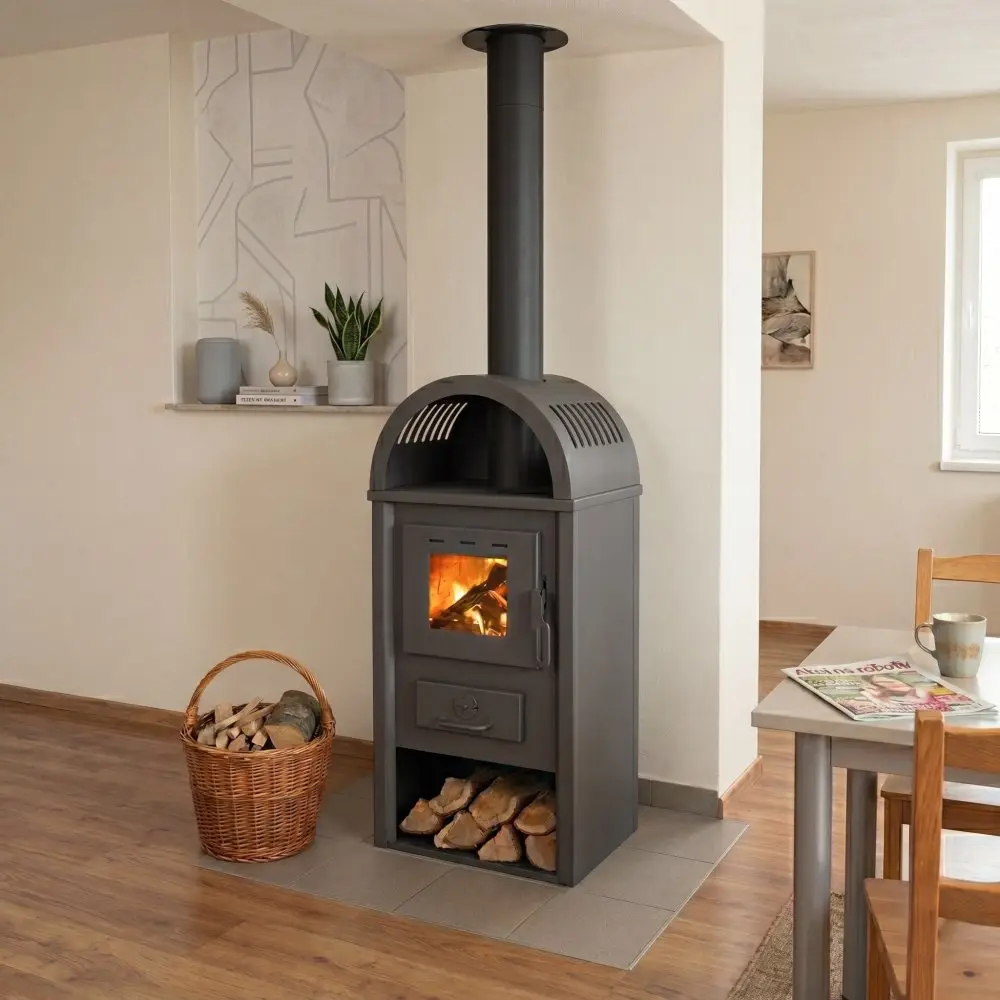 Krbová kamna BLIST B10 EKO, 8 kW, antracit