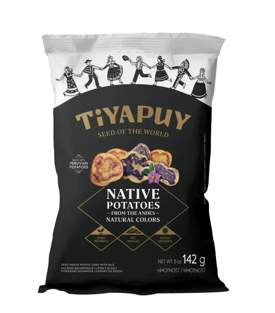 Brambůrky Natural se solí Nutricius TIYAPUY, 142 g