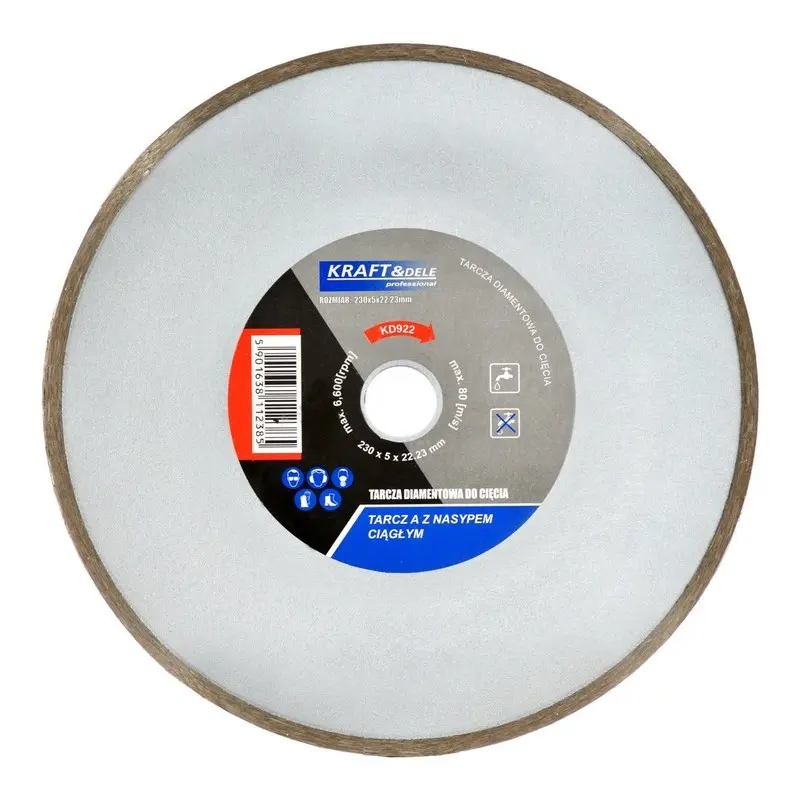 Diamantový kotouč pro řezání betonu Kraft&Dele KD922, 230 mm, 1 ks