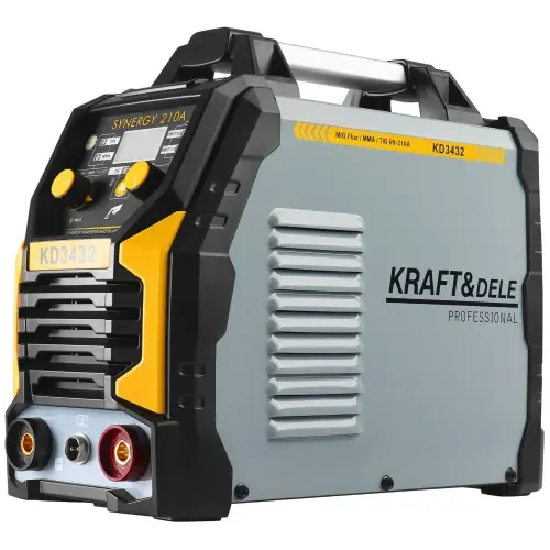 Invertorová svářečka KRAFT&DELE KD3432, 210 A, MIG FLUX / MMA / Lift TIG