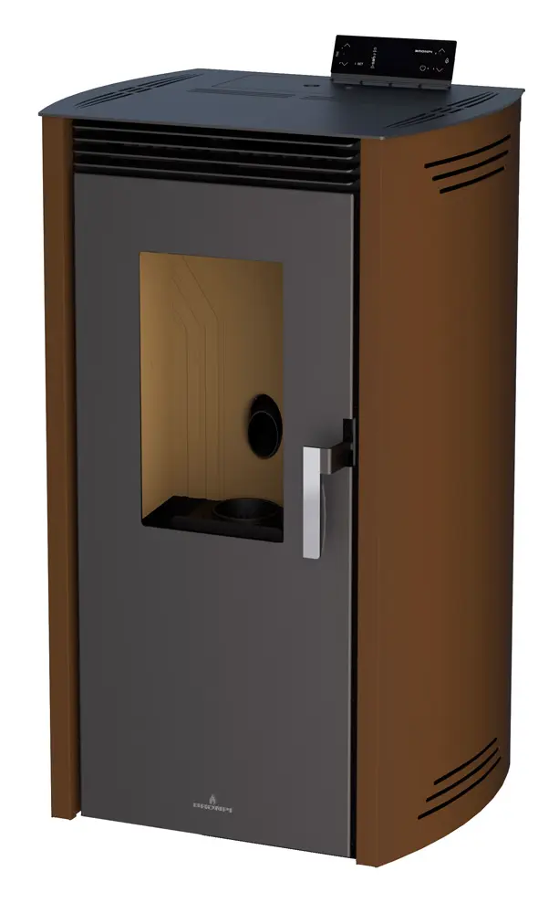 Peletová kamna BRONPI NOA, 10,3 kW, moka
