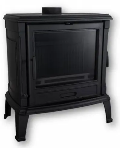 Krbová kamna NORDflam HEMER, 11 kW, černá