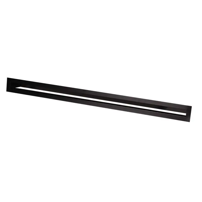 Krbová mřížka NORDflam AERO, 58x6 cm, černá