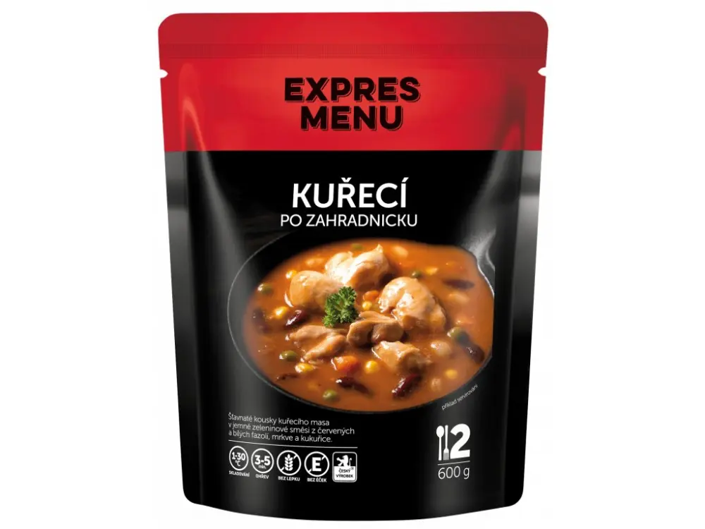 Kuřecí po zahradnicku EXPRES MENU, 2 porce, 600 g