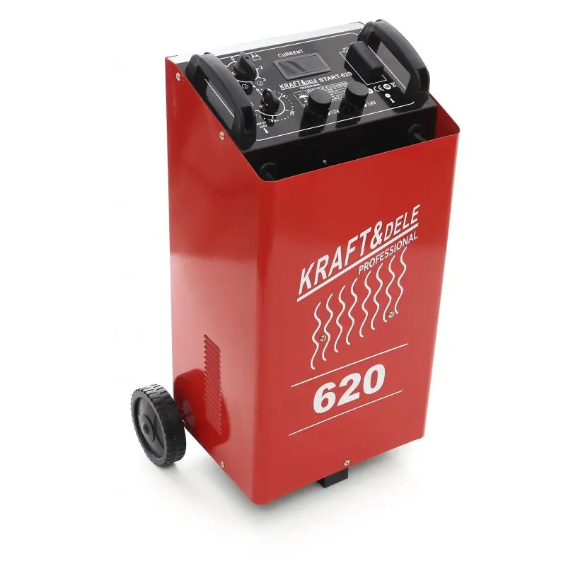 Autonabíječka Kraft&Dele KD1915 s LCD displejem, 250 A, 12/24 V