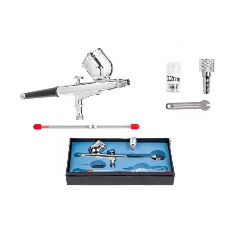 Set stříkacích pistolí Kraft&Dele KD2096, 0,2 - 0,3 mm