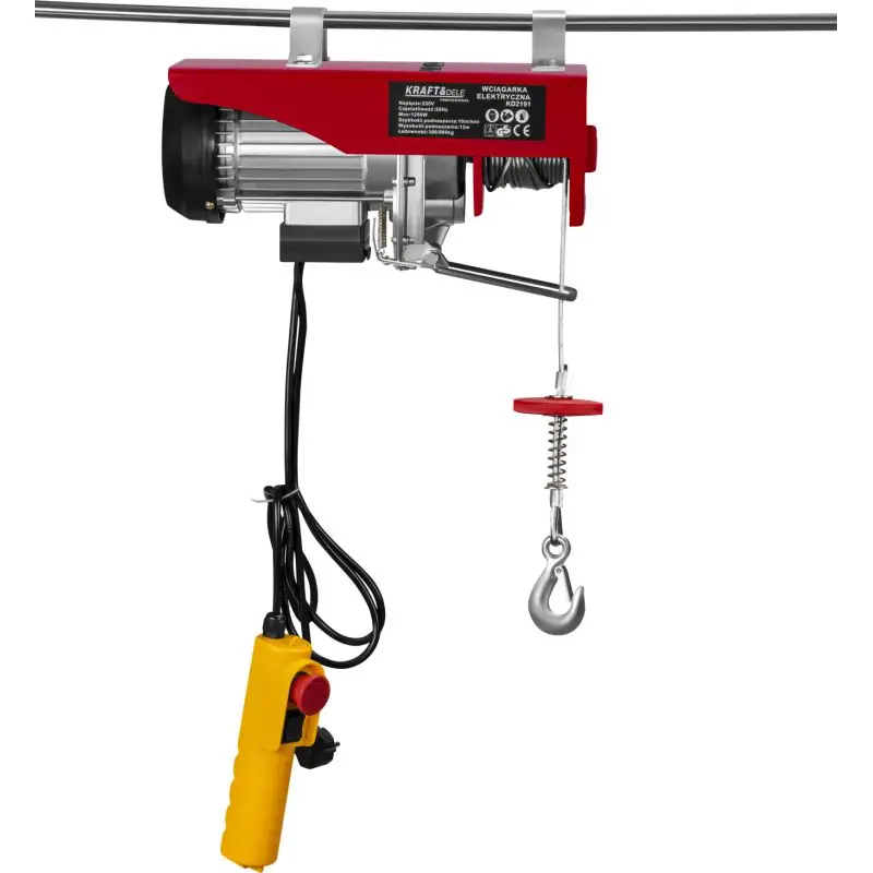 Elektrický naviják Kraft&Dele KD2191, 1,2 kW, 600 kg