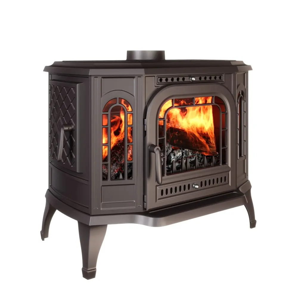 KAWMET Litinová krbová kamna P7 LB - 10,5 kW ECO