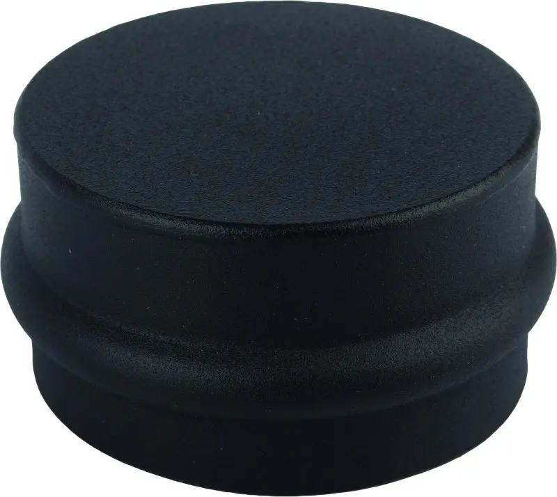 Záslepka revizního otvoru pro peletová kamna PRODMAX 80 mm, 1,2 mm, černá