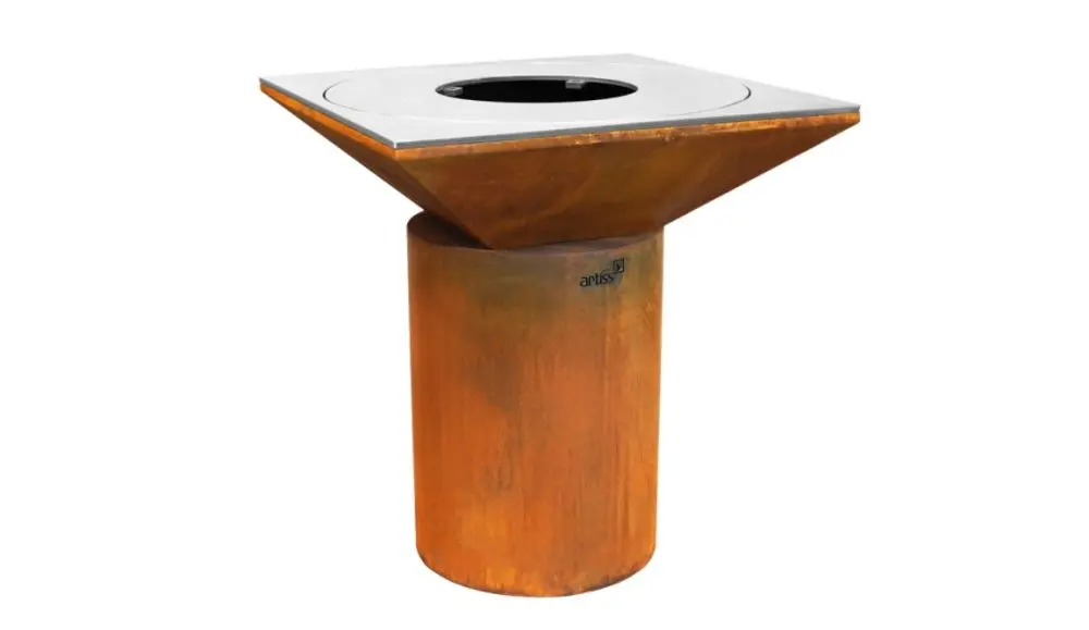 Zahradní gril ARTISS G6 Corten, deska z uhlíkové oceli