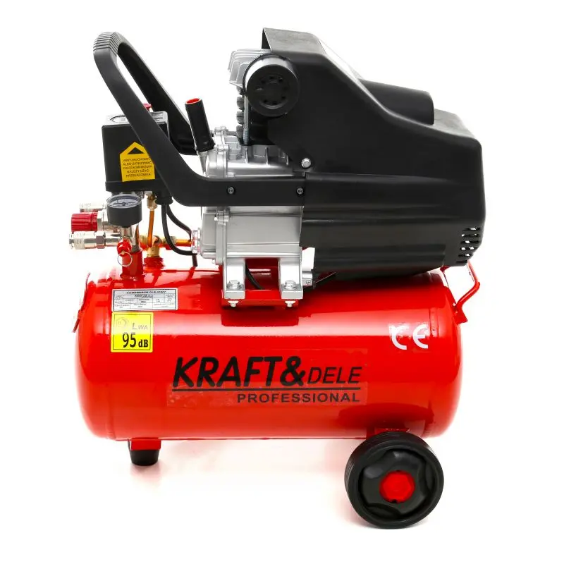 Olejový kompresor Kraft&Dele KD400, 24 l, 230V