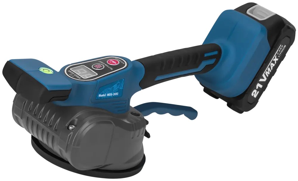 Akumulátorová vibrační přísavka W.D.S WDS2693, 21 V, 130 mm