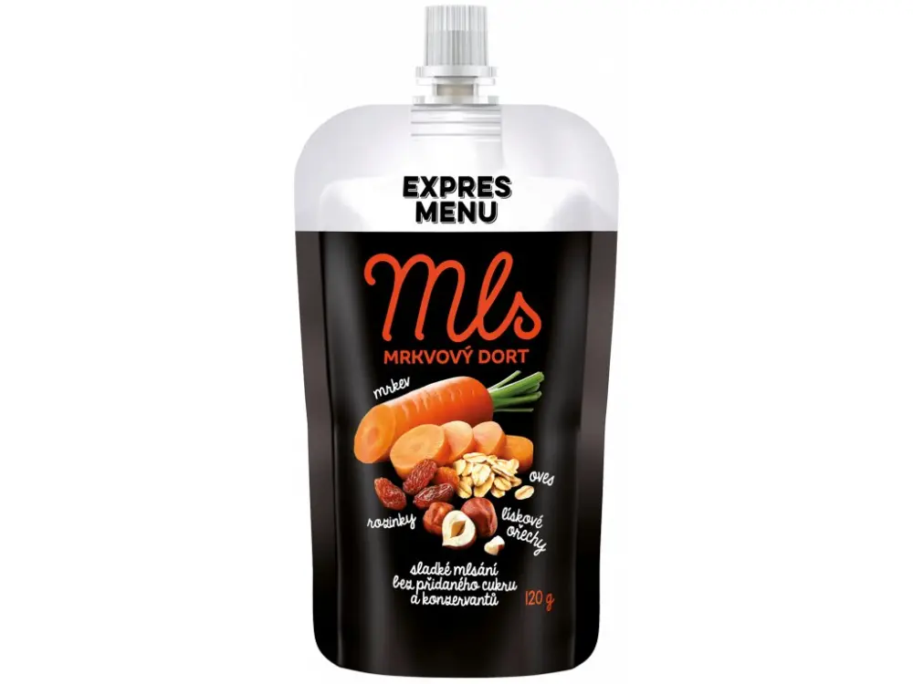Svačinkový mls mrkvový dort EXPRES MENU (120 g)