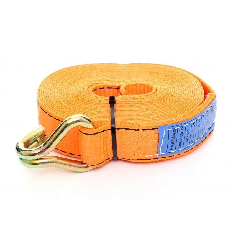 Upínací popruh s háky Kraft&Dele KD1322, 5 m, 50 mm, 5 t, jednobodový
