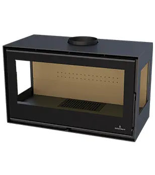 Krbová kamna BRONPI BIMBA-90-3C, 13 kW, antracit