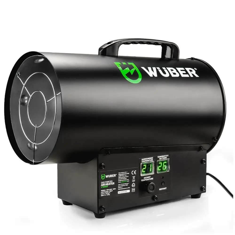 Plynový ohřívač vzduchu WUBER W16023, 15 kW
