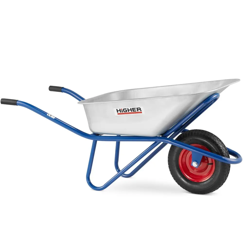 Stavební kolečko HIGHER WB-6418, 130 L, nosnost 210 kg