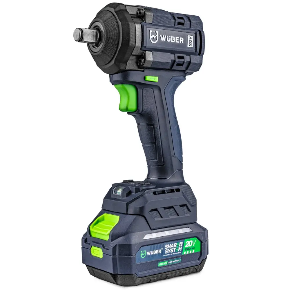 Aku rázový utahovák WUBER W04602, 600 Nm, 20 V, 1/2"