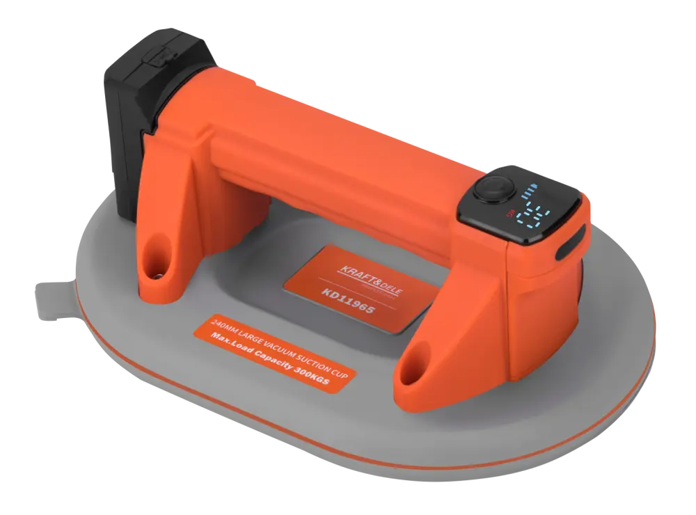 Akumulátorová přísavka KRAFT&DELE KD11965, 240 mm, 300 kg, USB-C