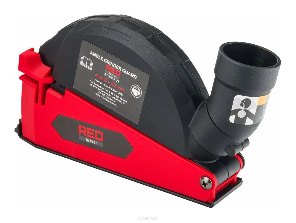 Protiprachový kryt na brusku POWERMAT RTOSK0021, 125 mm