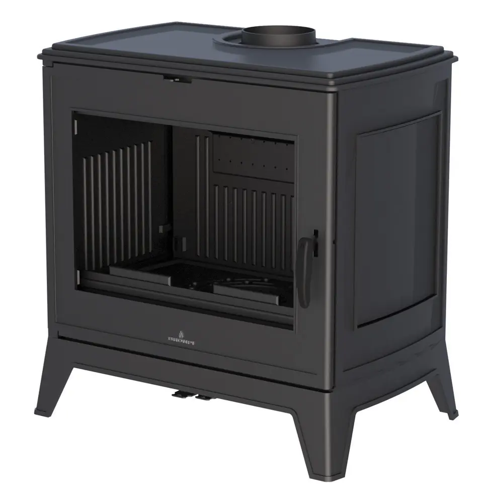 Krbová kamna BRONPI PRESTON 14, 14 kW, černá